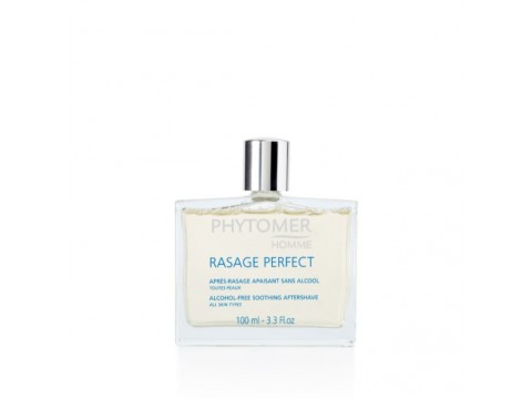 PHYTOMER RASAGE PERFECT ALCOHOL-FREE SOOTHING AFTERSHAVE raminamasis nealkoholinis losjonas po skutimosi vyrams, 100 ml PHYTOMER RASAGE PERFECT ALCOHOL-FREE SOOTHING AFTERSHAVE raminamasis nealkoholinis losjonas po skutimosi vyrams, 100 ml